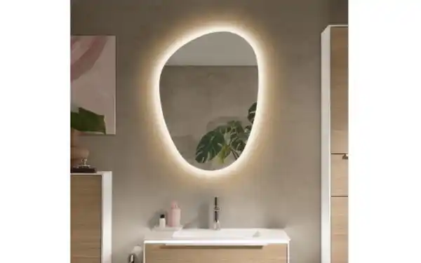 Bild 4 von Musterring - Badkombination Riana, Eiche/weiß, inkl. LED Beleuchtung