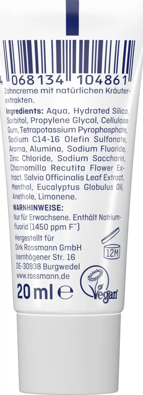 Bild 2 von prokudent Zahnpasta prokudent Kräuter Promo 20ml, 20 ml