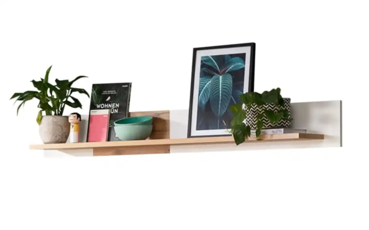 Bild 1 von Livin - Wandboard Matera, weiß/Altholz-Nachbildung