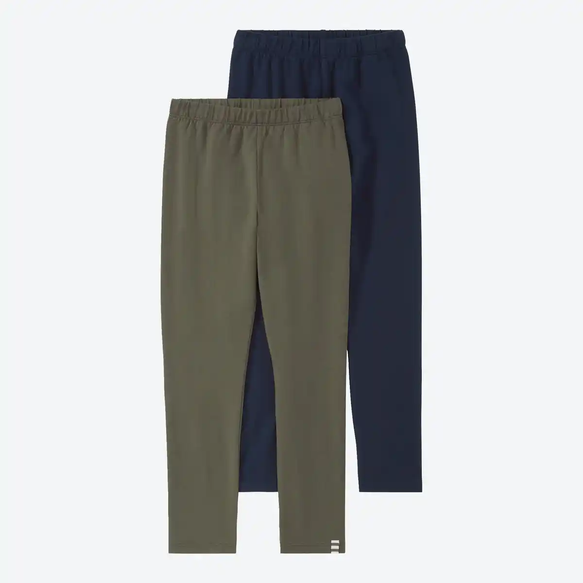 Bild 1 von Kinder-Leggings mit gewebtem Label, 2er-Pack