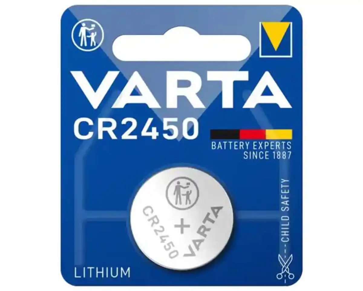 Bild 1 von Batterie VARTA Knopfzelle 1er CR2450