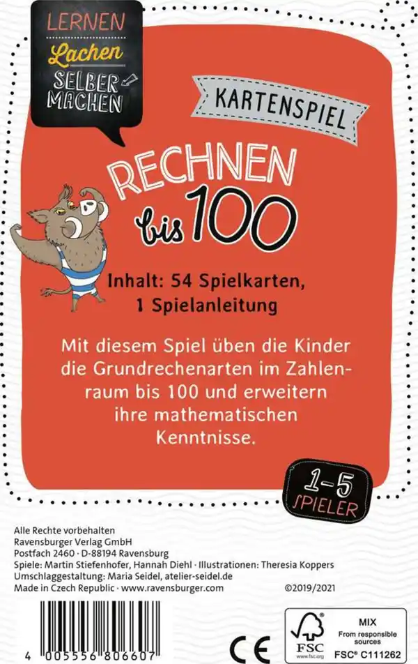 Bild 2 von Ravensburger Lernkartenspiel Rechnen bis 100