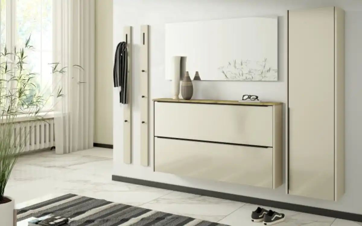 Bild 3 von Mondo - Hänge-Kommode Vaso, sandfarbig, inkl. Schuhkörbe