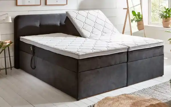 Bild 3 von Sun Garden - Motor-Polsterbett Gabriola, grau, 180 x 200 cm, inkl. Bettkasten