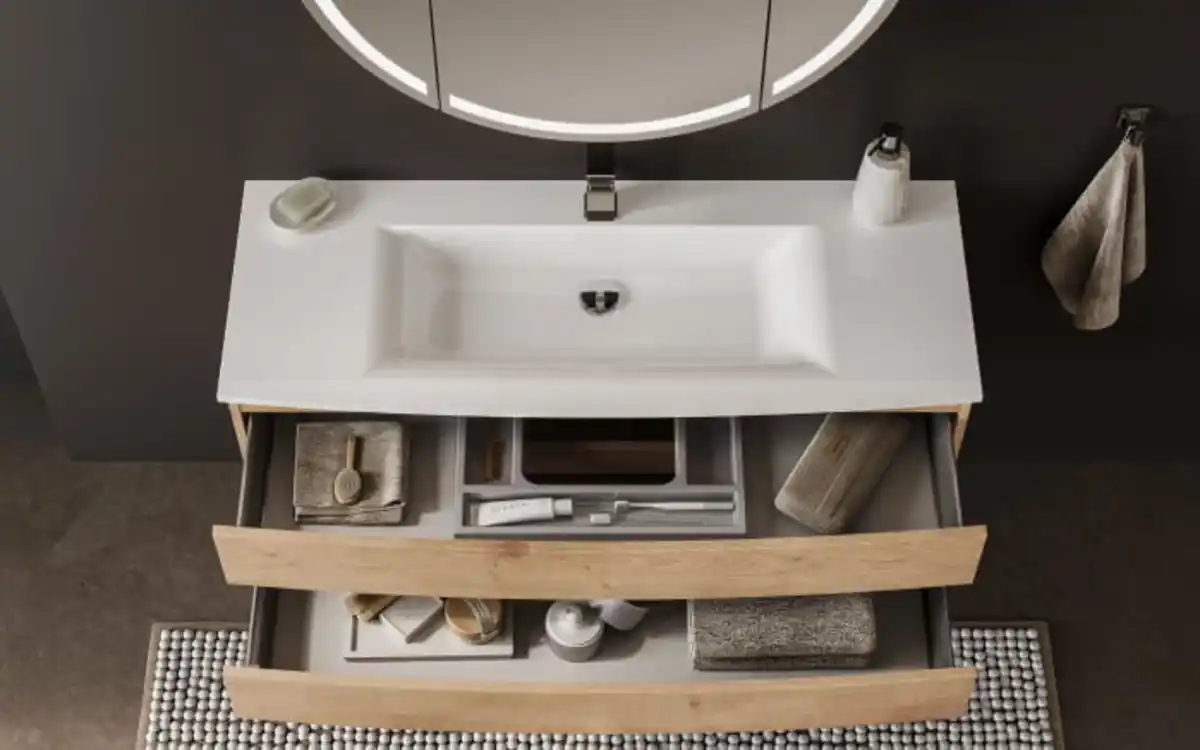 Bild 4 von Badprogramm Vora, Eiche, inkl. LED Beleuchtung