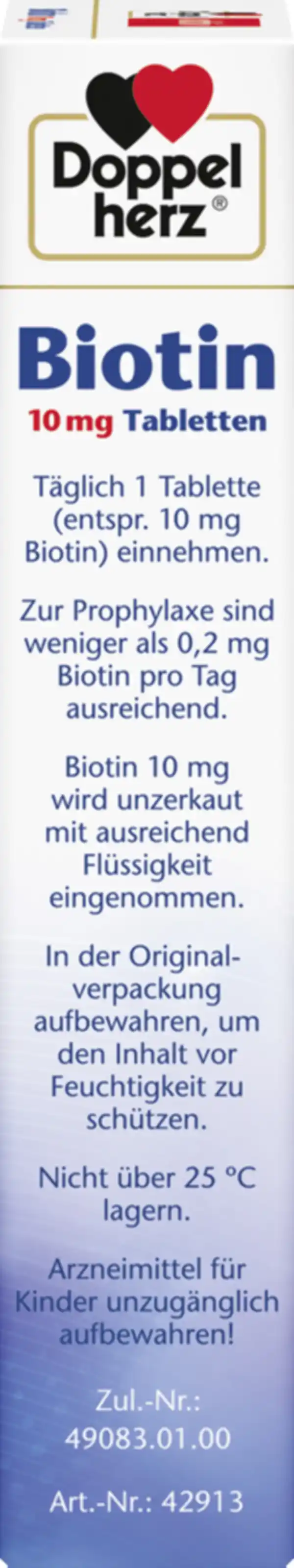 Bild 2 von Doppelherz Biotin Tabletten