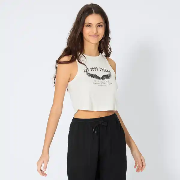 Bild 1 von Damen-Top im Cropped-Design