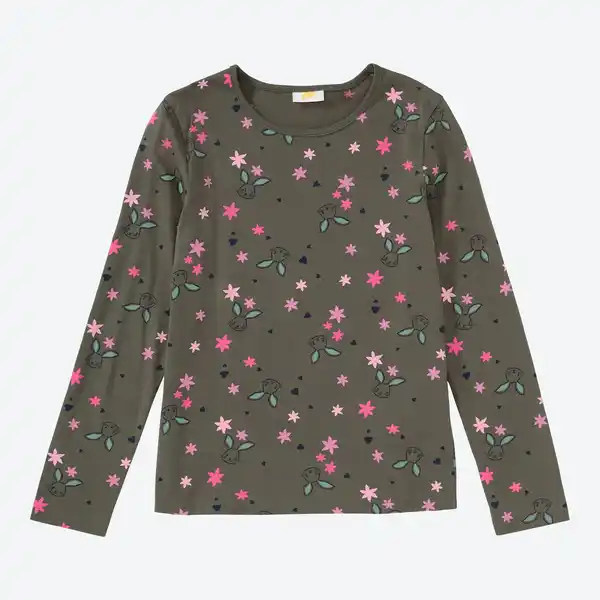 Bild 1 von Kinder-Mädchen-Shirt mit Allover-Print