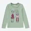 Bild 1 von Kinder-Mädchen-Langarmshirt mit großem Frontdruck