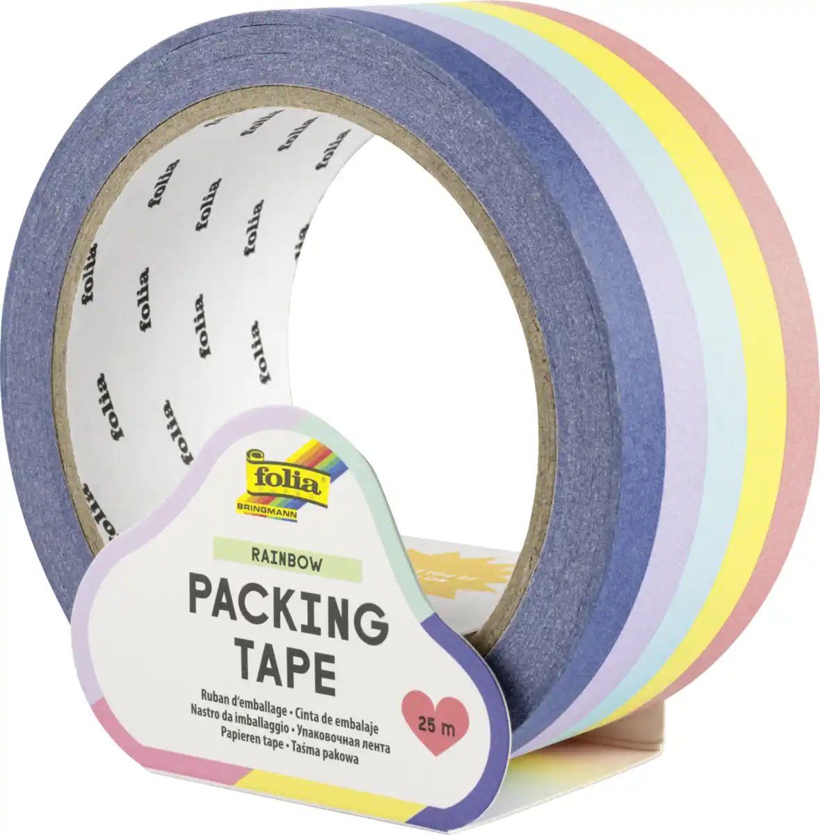 Bild 1 von folia Packing Tape Rainbow, 25 m