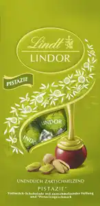 Lindt Lindor Kugel Beutel Pistazie, 100 g 8 Kugeln