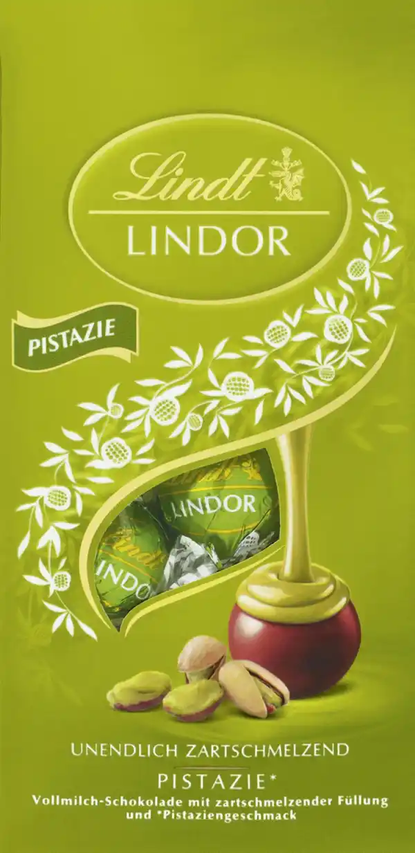 Bild 1 von Lindt Lindor Kugel Beutel Pistazie, 100 g 8 Kugeln