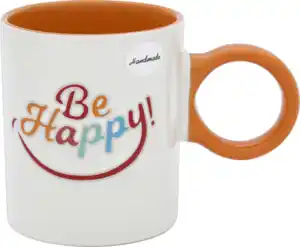 IDEENWELT Trend-Tasse Be Happy/Good Vibes, 300 ml