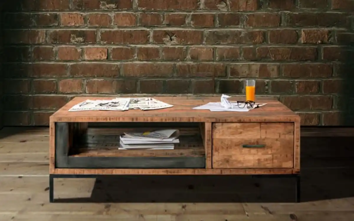 Bild 4 von Pol Power - Couchtisch Valencia, massives Mangoholz