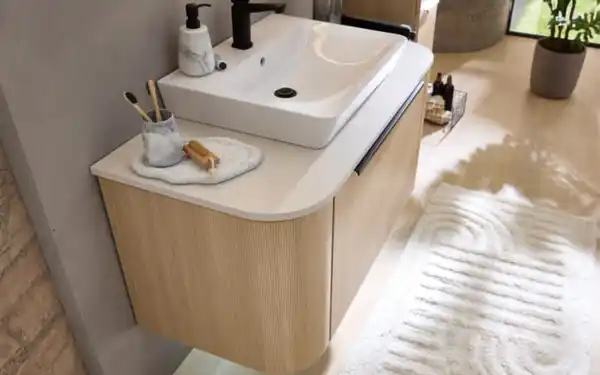 Bild 3 von Pelipal - Badkombination Montreal, Eiche-Nachbildung, inkl. LED Effekt-Beleuchtung