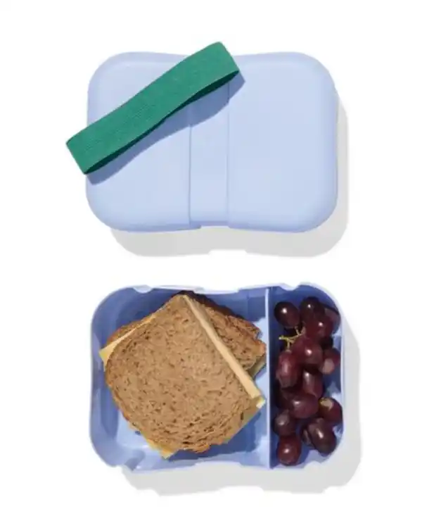 Bild 3 von Brotdose mit Gummiband, hellblau