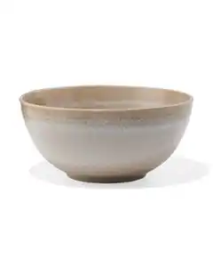 Salatschüssel Ø 22 cm, Monaco, reaktive Glasur, hellbraun