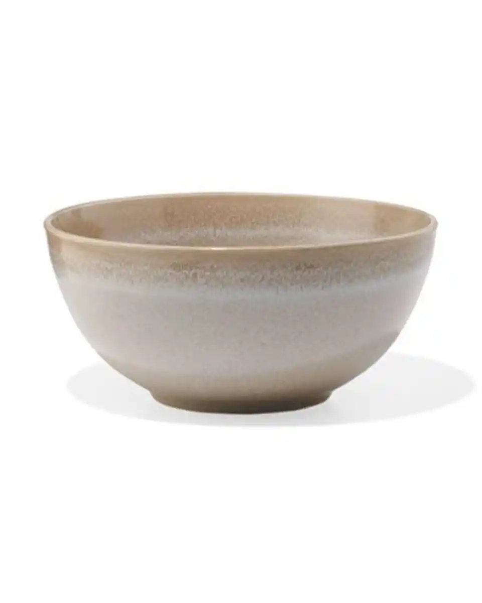 Bild 1 von Salatschüssel Ø 22 cm, Monaco, reaktive Glasur, hellbraun