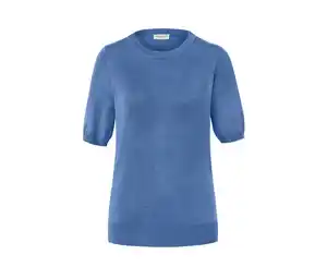 Feinstrickpullover, blau