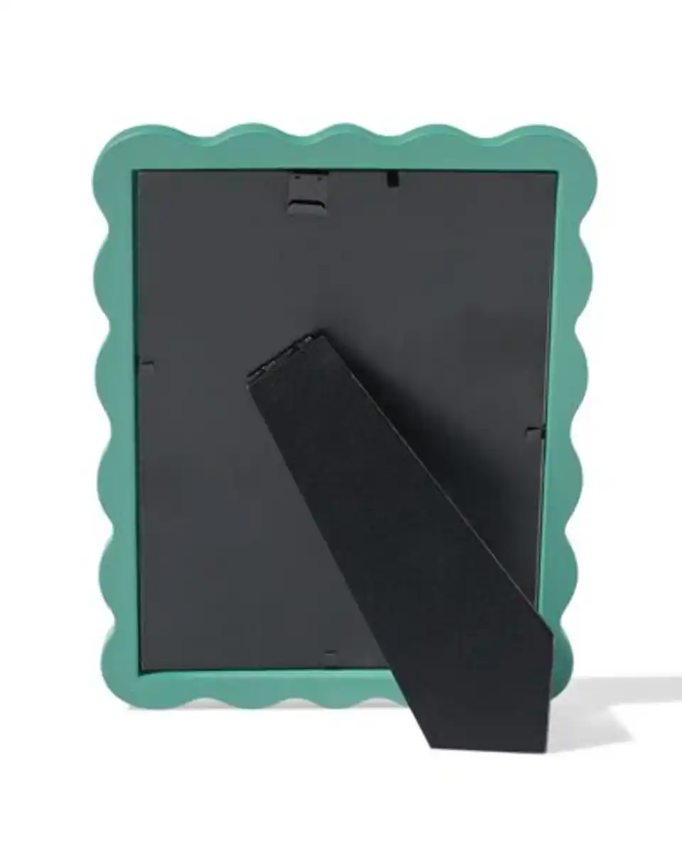 Bild 3 von Bilderrahmen 15 x 20 cm, Holz, gewellt in Grün