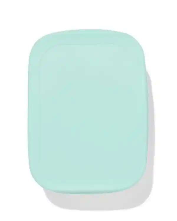 Bild 1 von Brotdose, 18,9 × 14,3 × 5,8 cm, Edelstahl, hellblau
