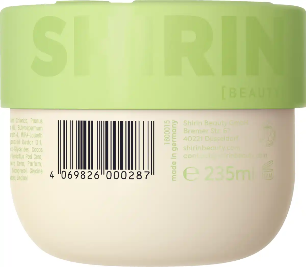 Bild 3 von Shirin Beauty Body Scrub Milky Mango Matcha Latte Kiss, 235 ml