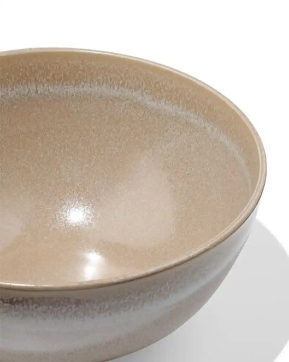 Bild 2 von Salatschüssel Ø 22 cm, Monaco, reaktive Glasur, hellbraun