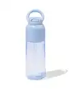 Bild 1 von Wasserflasche mit Trinkhalm, 300 ml, blau