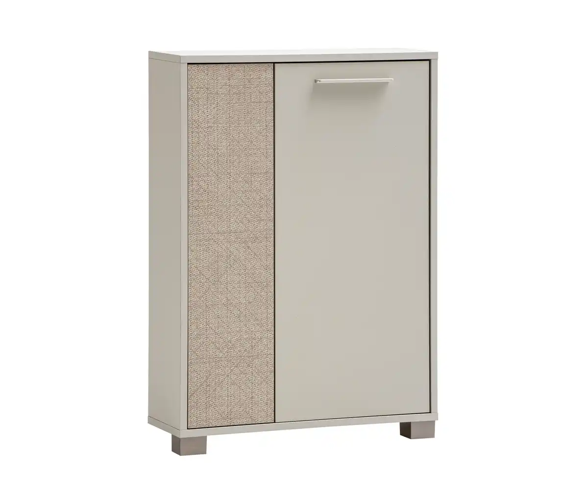 Bild 1 von Highboard »Edno«, cremebeige mit Canasta-Dekor