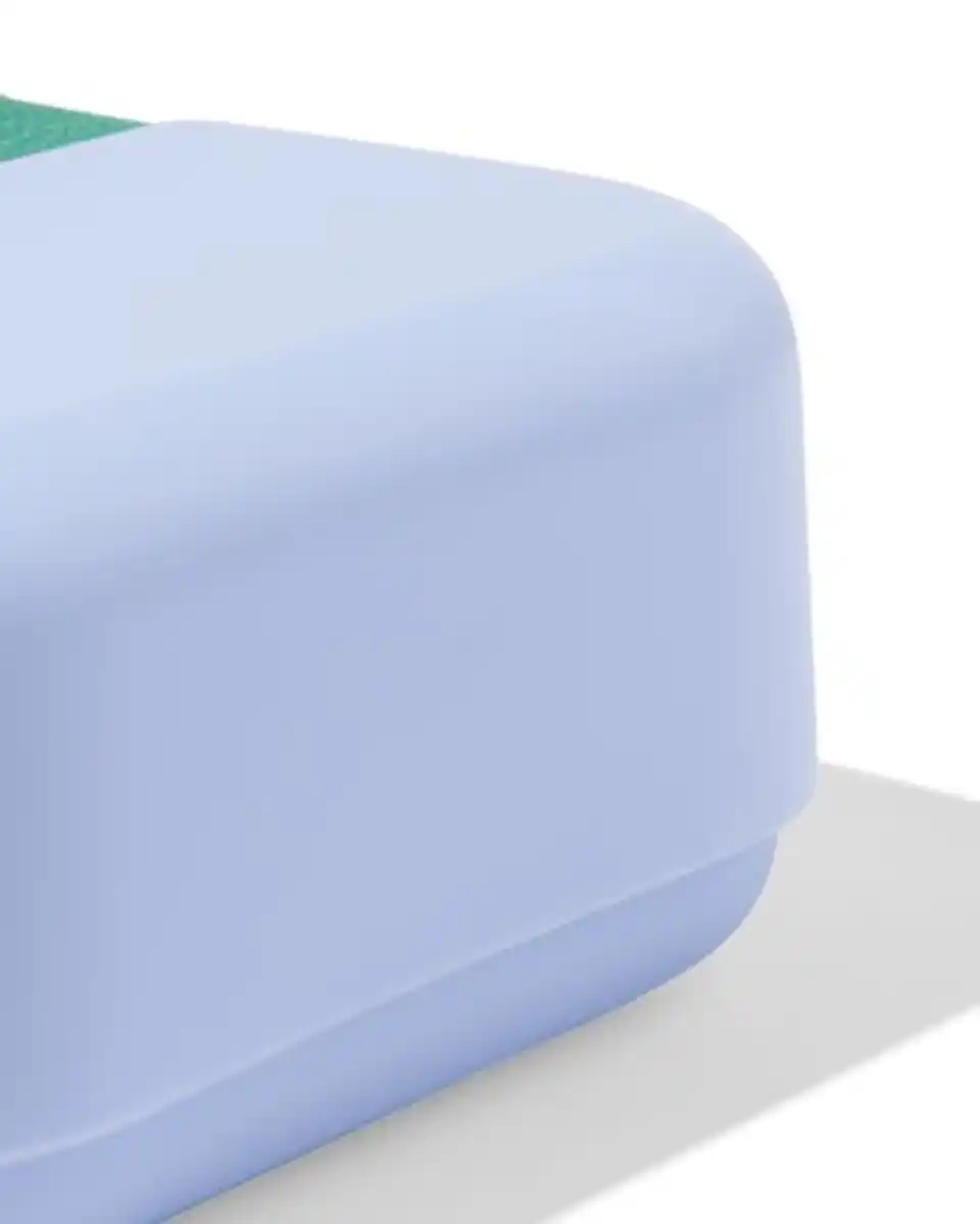 Bild 2 von Brotdose mit Gummiband, hellblau