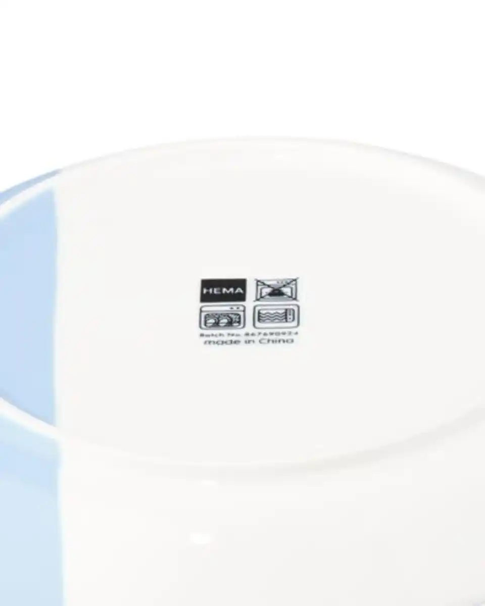 Bild 4 von Gebäckteller Ø 17 cm, Tafelgenoten New Bone, weiß und hellblau