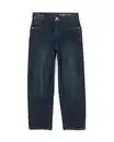 Bild 2 von Kinder Denim Wide Fit dunkelblau