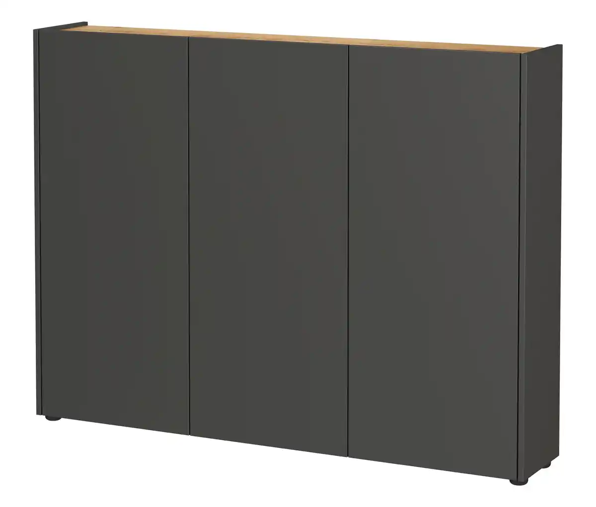 Bild 1 von Mehrzweckschrank »Libbiano«, graphit/eiche