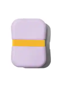 Brotdose mit Gummiband, violett