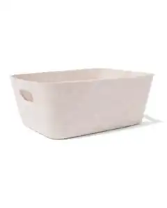 Korb 33 x 14 cm, Filz, Beige