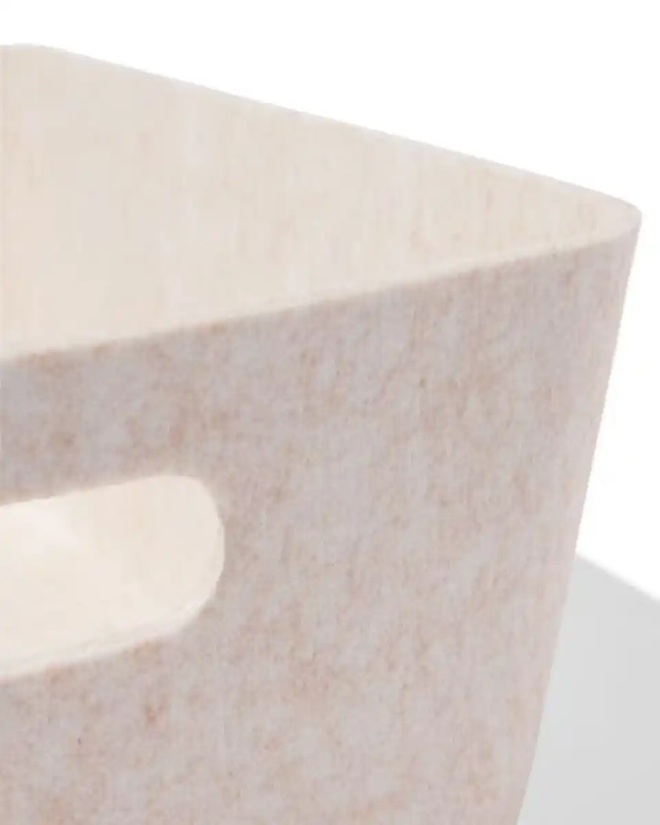 Bild 2 von Korb 40 x 20 cm, Filz, Beige