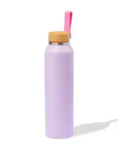 Thermosflasche, 500 ml, Edelstahl, lila