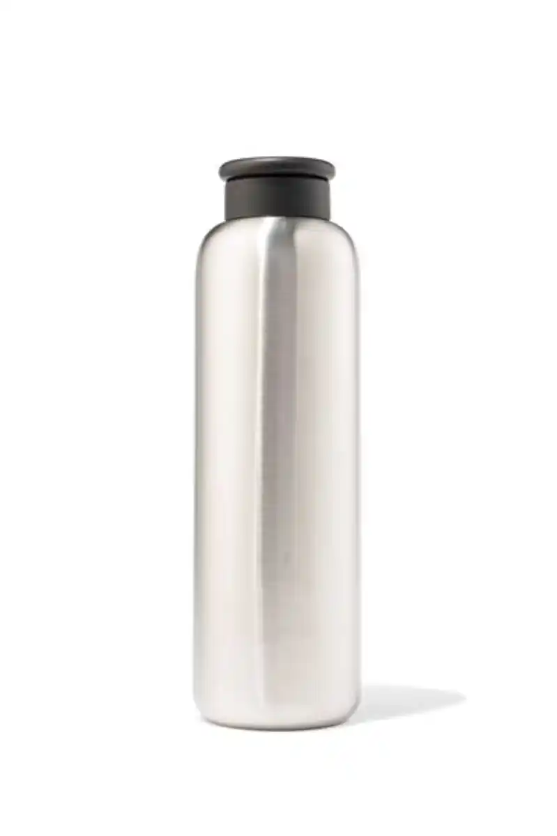 Bild 2 von Isolierflasche, doppelwandig, Edelstahl, silbern, 700 ml