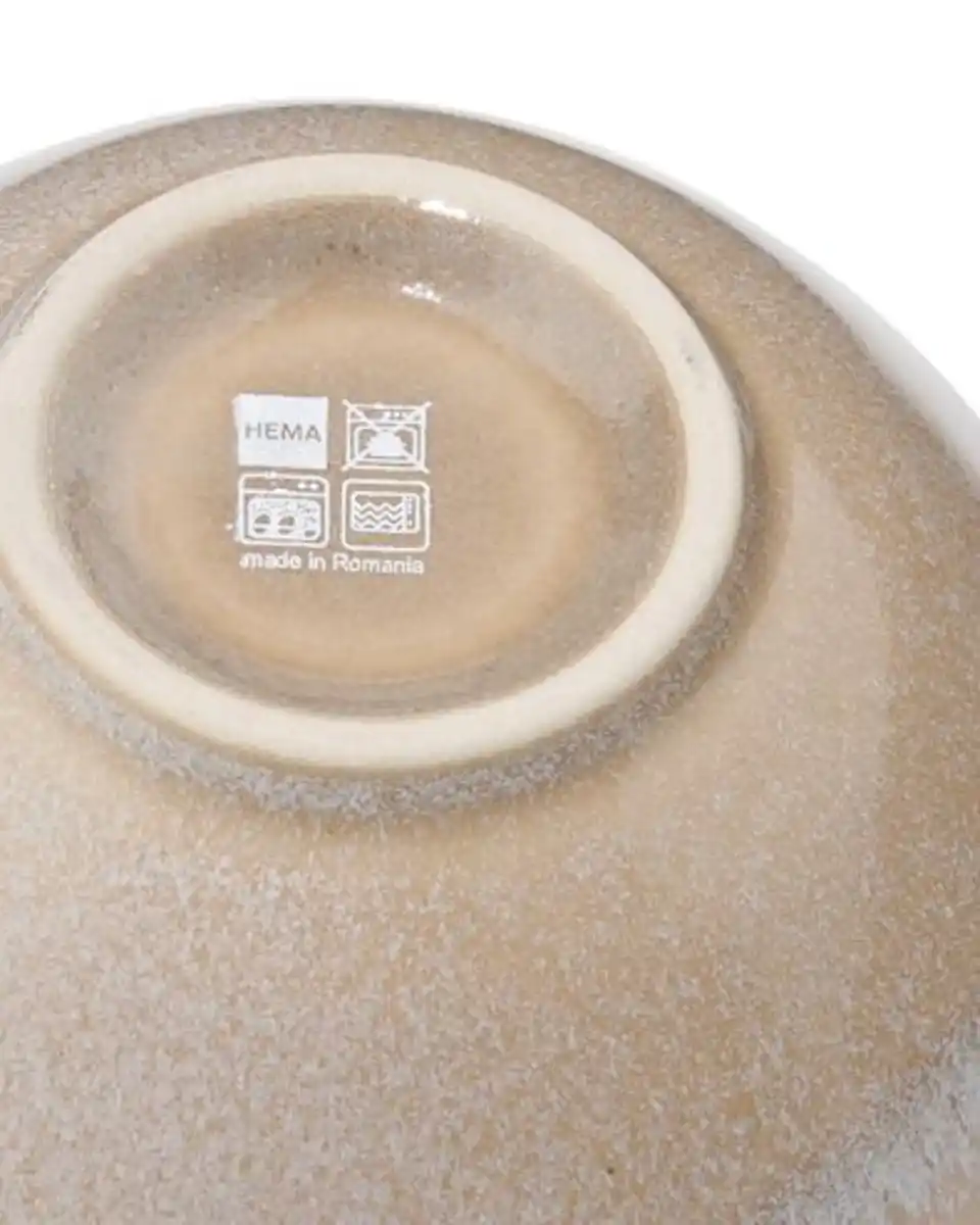 Bild 3 von Schälchen Ø 12 cm, Monaco, reaktive Glasur, hellbraun