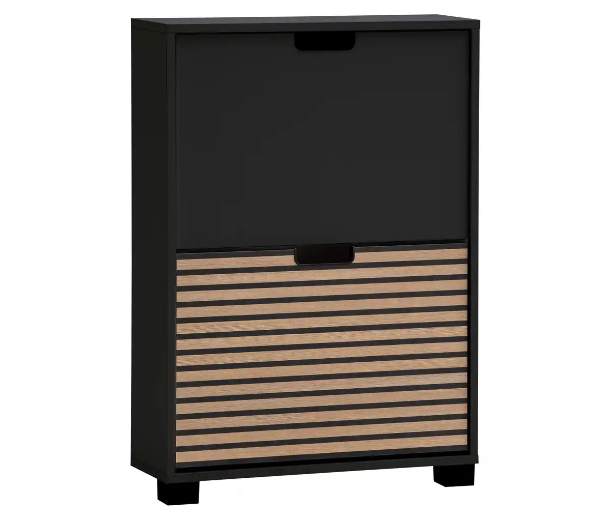 Bild 1 von 2er-Schuhschrank »Ryker«, matt schwarz