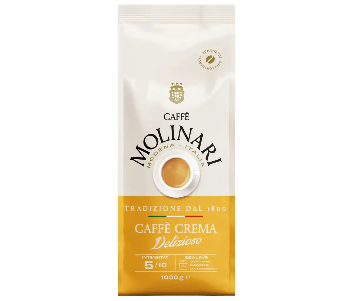 Bild 1 von Caffè Molinari Caffè Crema Delizioso - 1 kg Ganze Bohne