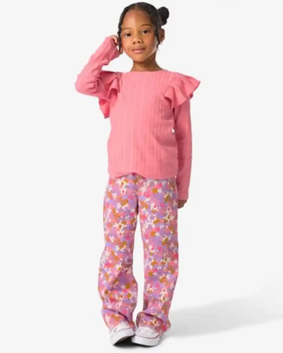 Bild 1 von Kinderhose mit Blumen ecru