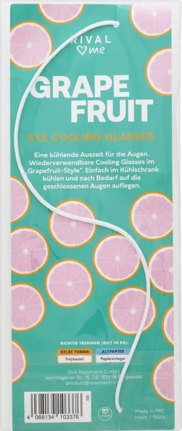 Bild 2 von RIVAL loves me Funny Fruits Grapefruit Cooling Glasses