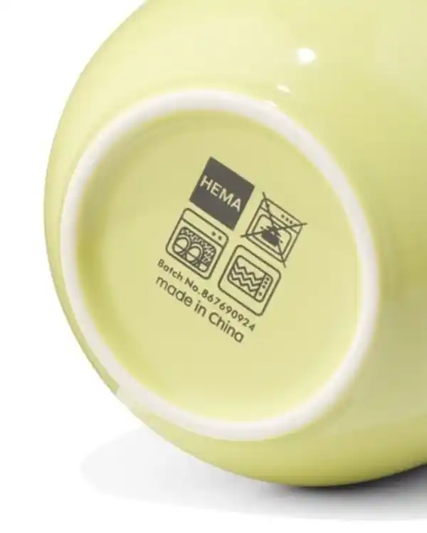 Bild 3 von Becher 490 ml Tafelgenoten New Bone Weiß+Hellgrün