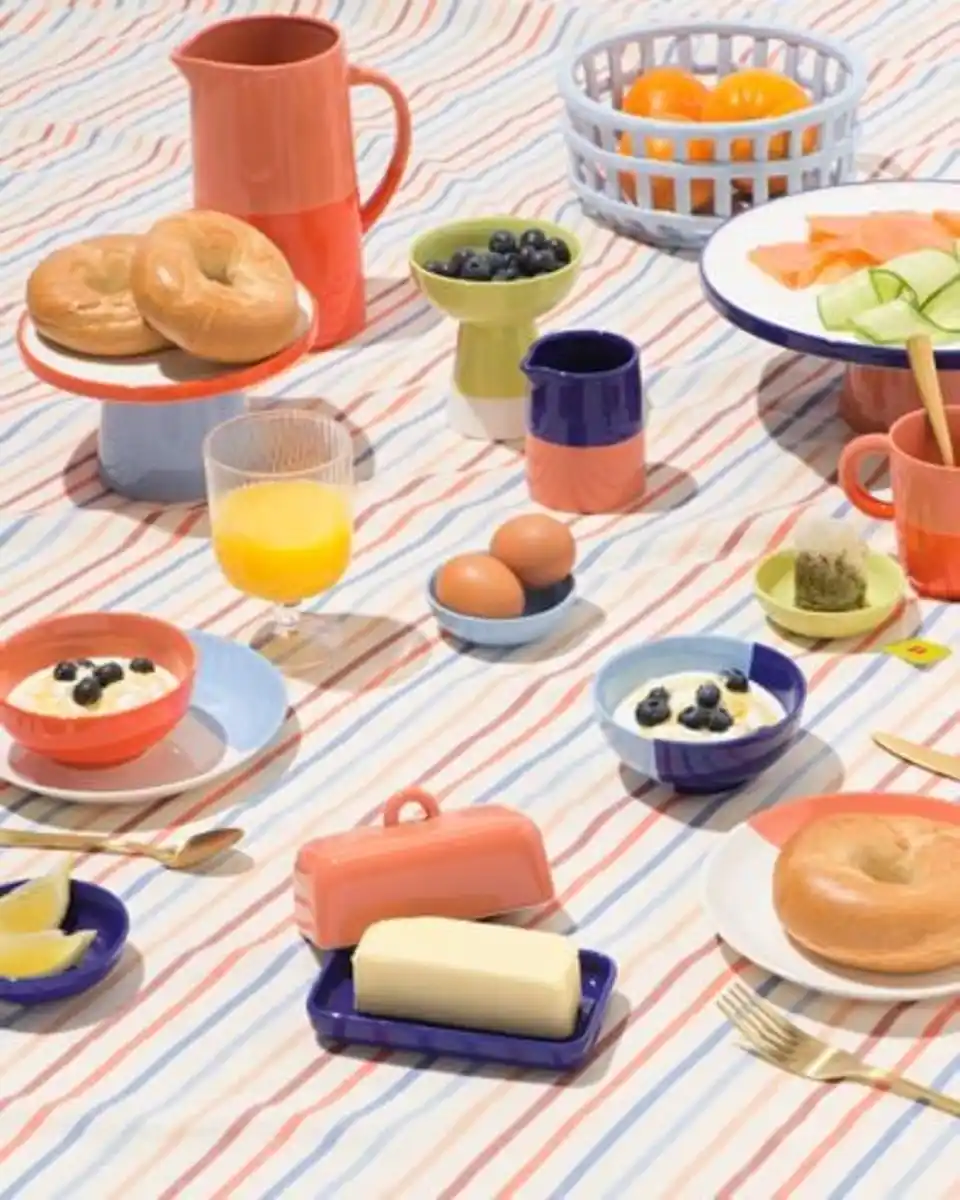 Bild 4 von Becher 490 ml Tafelgenoten New Bone Weiß+Hellgrün