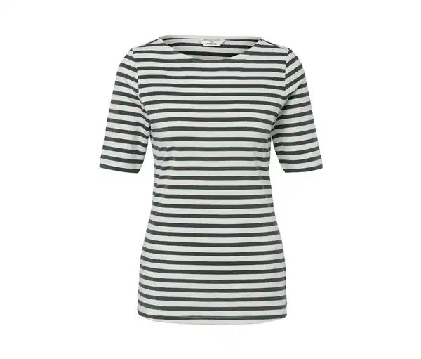 Bild 1 von Halbarmshirt, grün gestreift