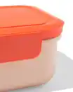 Bild 2 von Brotdose, 19,8 × 14,8 × 8 cm, rot-beige