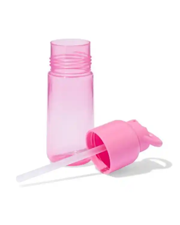 Bild 3 von Wasserflasche mit Trinkhalm, 300 ml, Rosa