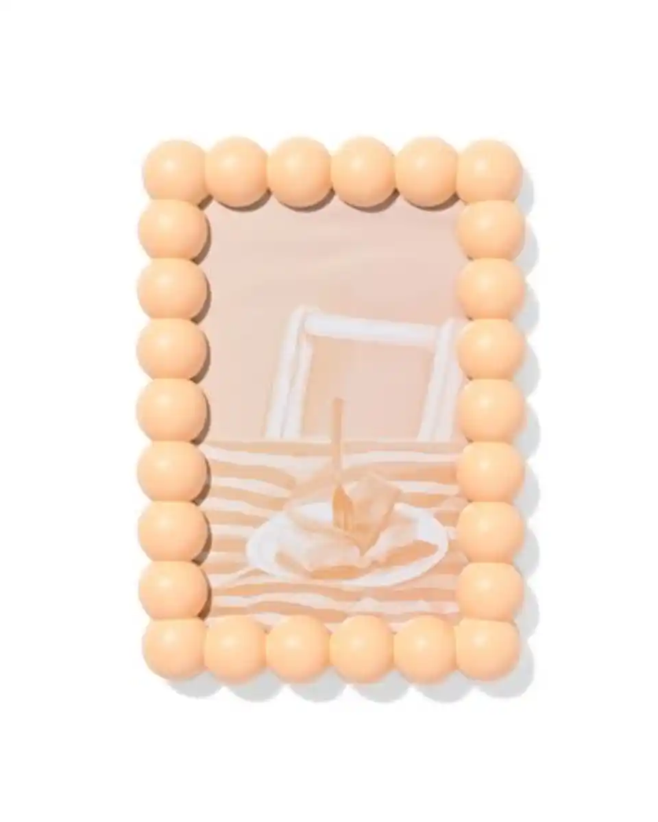 Bild 1 von Bilderrahmen 10 × 15 cm, Holz, Kugeln, Pfirsich