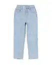 Bild 2 von Kinderjeans, Mom-Fit hellblau